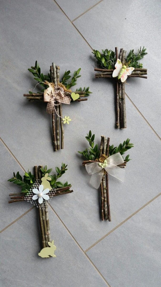 DIY Palm Sunday hantverk: många sätt att dekorera olivträdet